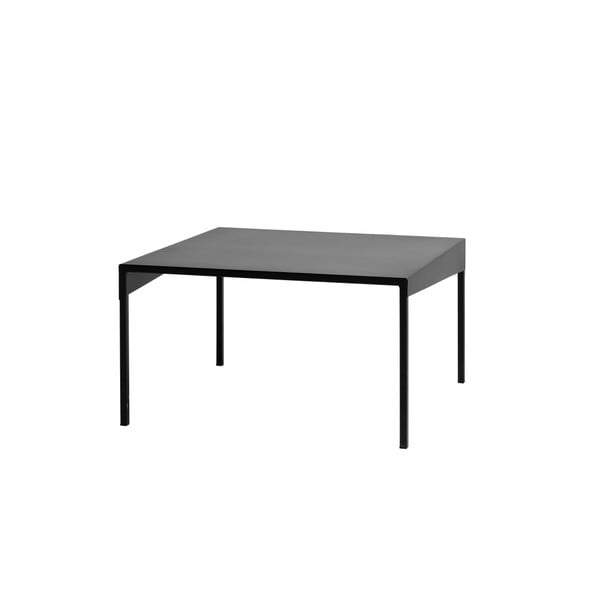 Crni stolić za kavu Custom Form Obroos, 80 x 80 cm
