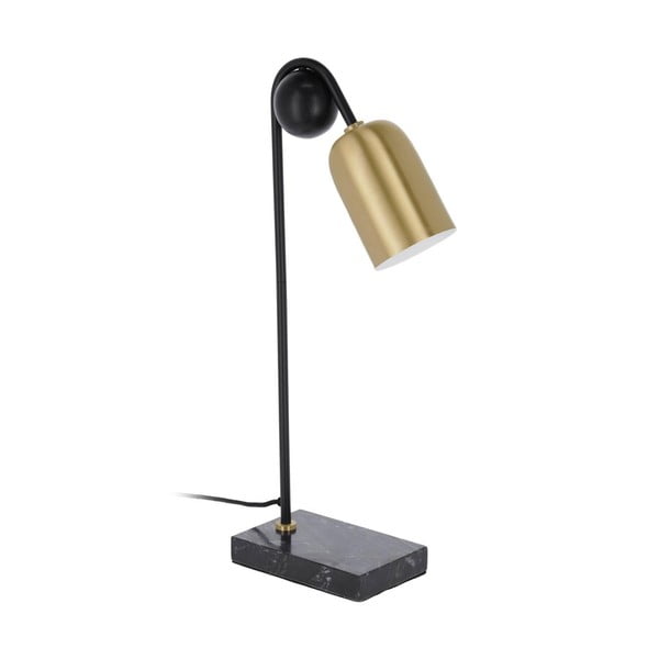 Crna/u zlatnoj boji stolna lampa (visina 60 cm) Natsumi – Kave Home