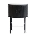 Crni noćni ormarić Nola – Unique Furniture