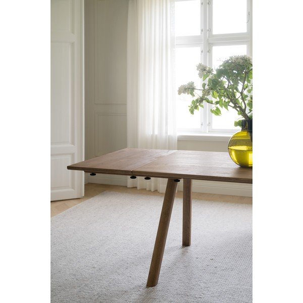 Dodatna ploča za stol od punog hrasta 95x45 cm Clapperton – Rowico-image-1