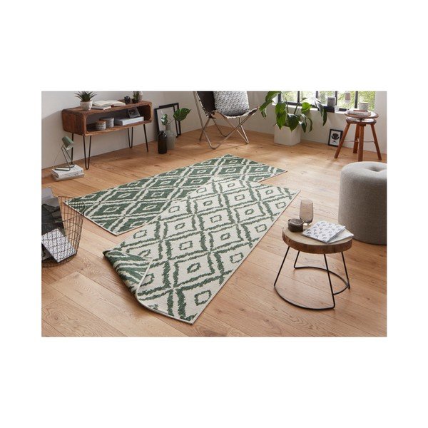 Zeleno-bijeli vanjski tepih NORTHRUGS Rio, 80 x 350 cm-image-4