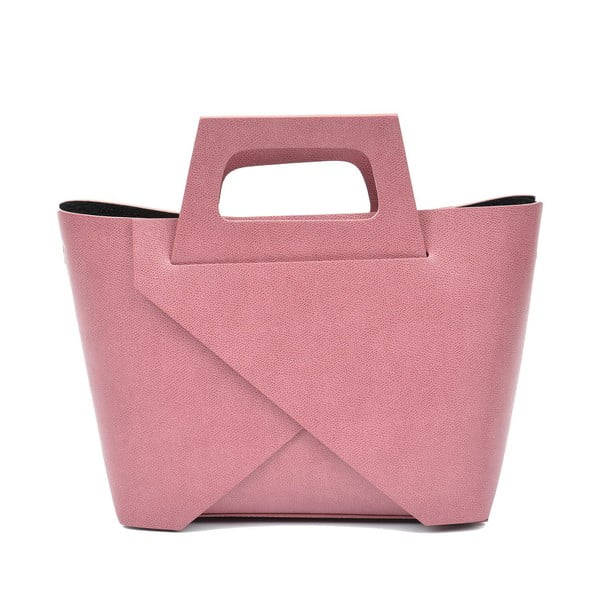 Ružičasta kožna torbica Carle Ferreri Hunno