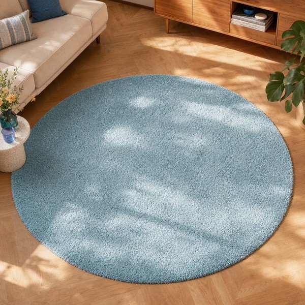 Svjetlo plavi tepih Universal Aqua Liso, Ø 80 cm-image-4