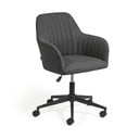 Tamno siva uredska stolica Kave Home Madina