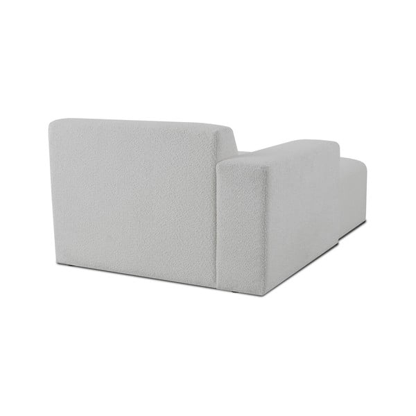 Bijela modularna sjedeća garnitura od bouclé tkanine (s lijevim kutom) Roxy – Scandic-image-3