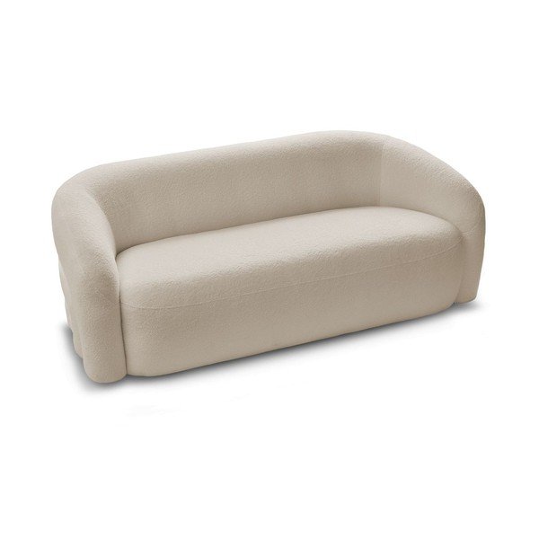 Bež sofa od bouclé tkanine 193 cm Elina – Bobochic Paris-image-3