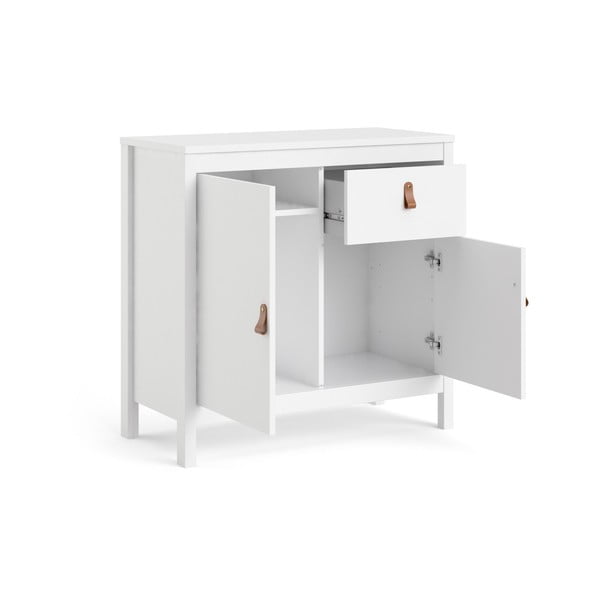 Bijela niska komoda 82x80 cm Madrid – Tvilum-image-3