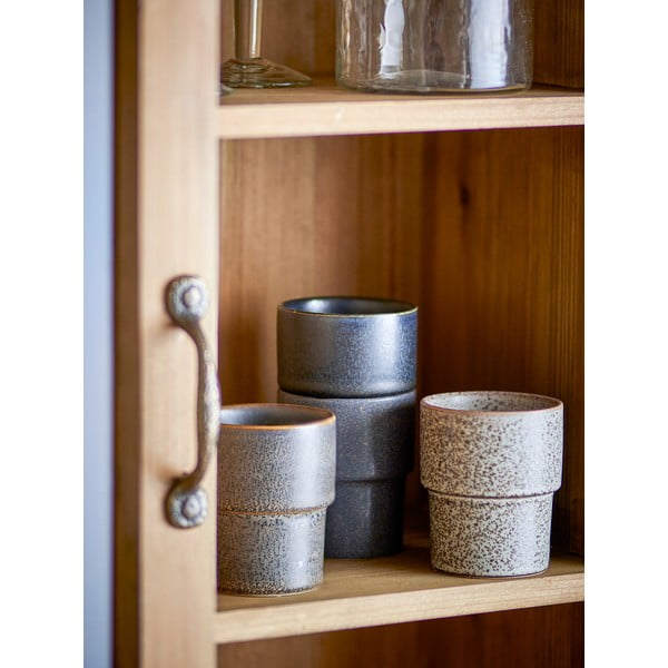 Smeđe šalice u setu 4 kom za espresso od kamenine 150 ml Ewan – Bloomingville-image-2