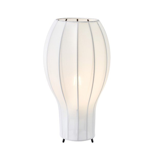 Bijela tekstilna stolna lampa (visina 36,5 cm) Globo – Markslöjd