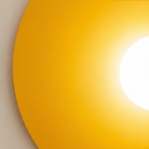 Žuta  metalna zidna lampa ø 50 cm AKE – Thoro-image-4