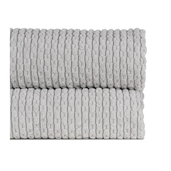 Svijetlo sivi prošiven prekrivač 230x260 cm – Ixia