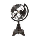 Crna stolna lampa s metalnim sjenilom (visina 40 cm) World Industry – Mauro Ferretti