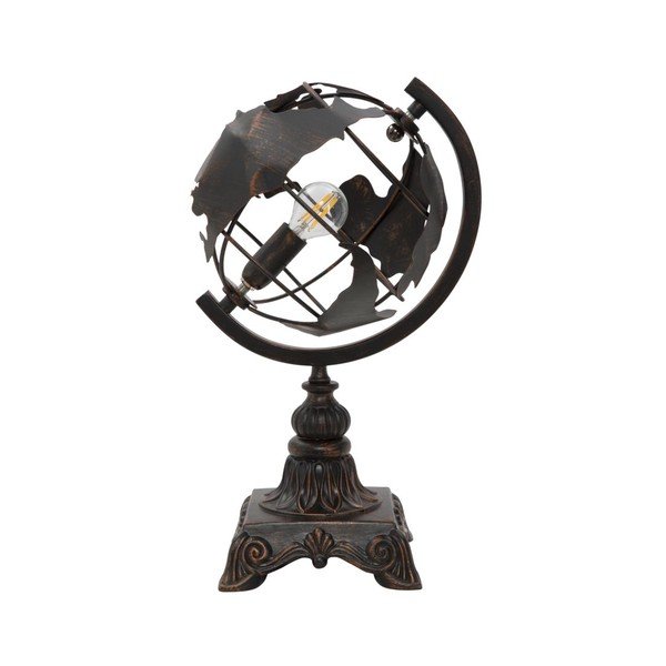 Crna stolna lampa s metalnim sjenilom (visina 40 cm) World Industry – Mauro Ferretti