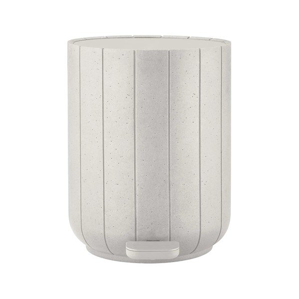 Krem kanta za smeće s pedalom od polyresina 3 l Kua – Blomus