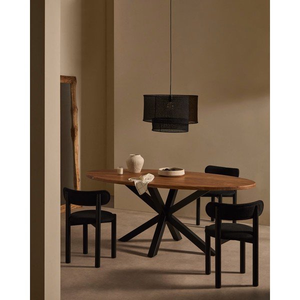 Crno sjenilo ø 60 cm Mariela – Kave Home-image-2