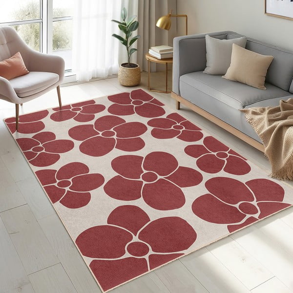 Crveni periv tepih 120x180 cm Red Meadow – Mila Home-image-4