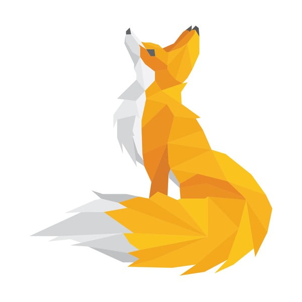 Ambiance naljepnica Origami Foxie-image-2