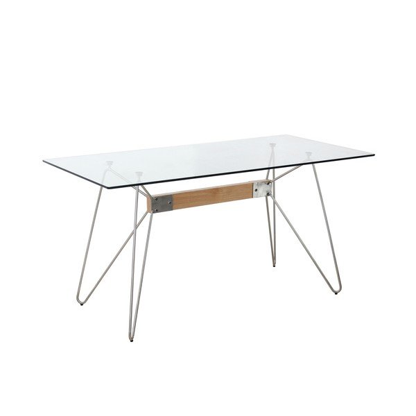 Blagovaonski stol s crnim nogama Marckeric Nicole, 160 x 90 cm-image-3