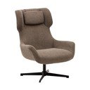 Smeđa fotelja Zalina – Kave Home