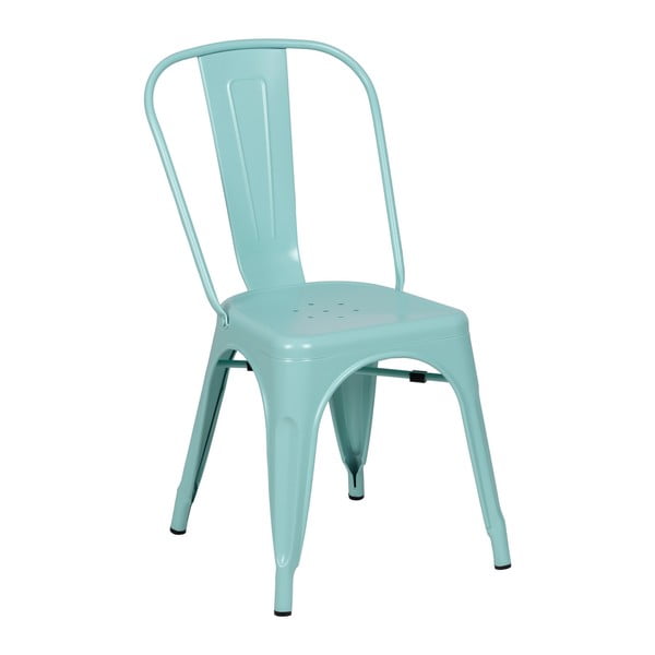 Tirkizne metalne blagovaonske stolice u setu 2 kom – Ixia