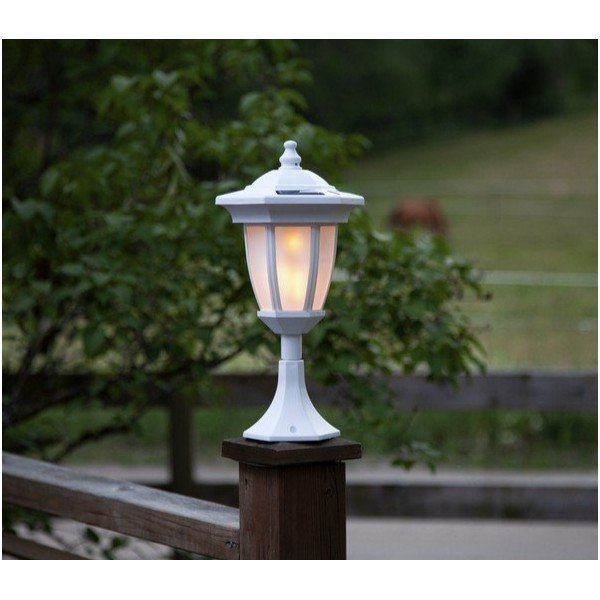 Bijela vanjska solarna LED svjetiljka Star Trading Flame-image-1