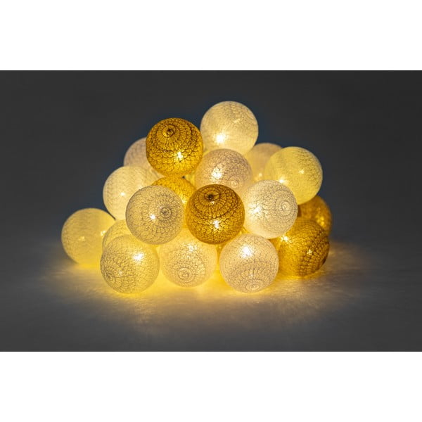 Bež rasvjetni lanac s LED lampicama LUKKA, 30 lampica-image-1