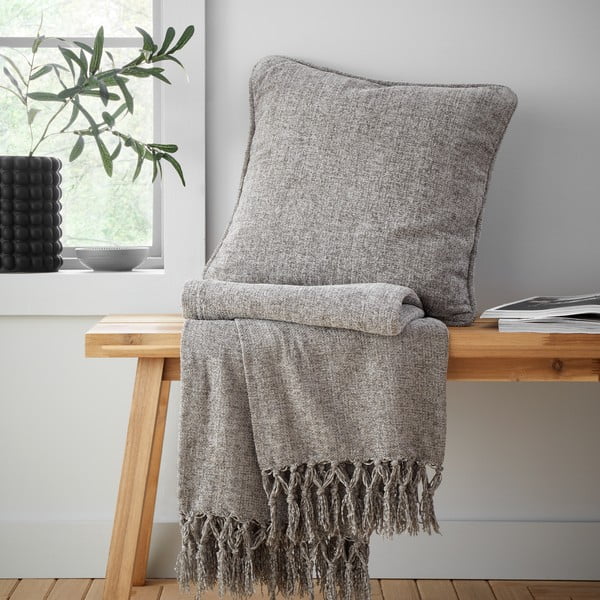 Siva deka od šenila 130x170 cm Wilson – Catherine Lansfield-image-4