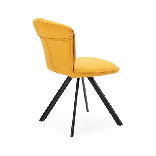 Žute blagovaonske stolice u setu 2 kom Simbra – Marckeric-image-3