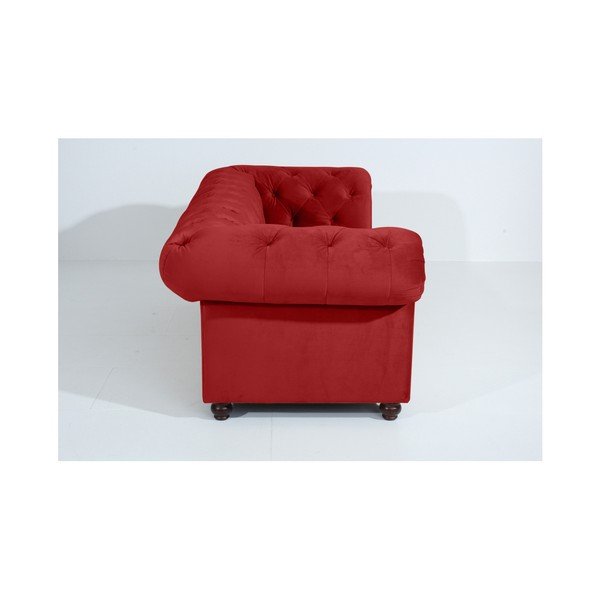 Cigla crvena kauč Max Winzer Orleans Velvet, 216 cm-image-1