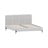 Svijetlo sivi tapecirani bračni krevet s podnicom 160x200 cm Barker – Ropez