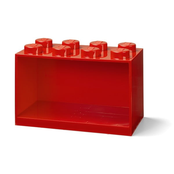 Dječja crvena zidna polica LEGO® Brick 8-image-2
