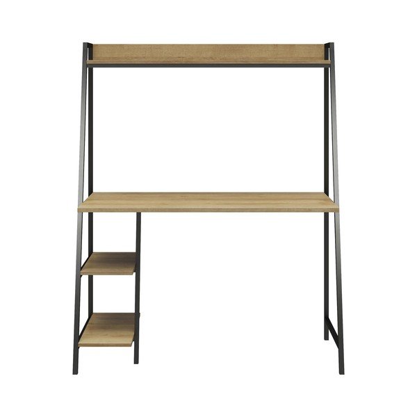 Zidni radni stol u dekoru hrasta 50x110 cm Bushwick – Novogratz