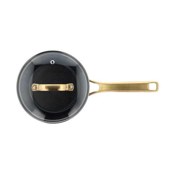 Aluminijska tava za umake s poklopcem/s neprianjajućom površinom prikladna za indukcijsko kuhalo 1,5 l – Holm-image-2