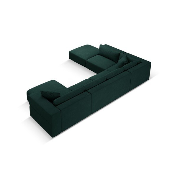 Zelena kutna garnitura (s lijevim kutom/u obliku slova "U") Esther – Milo Casa-image-3