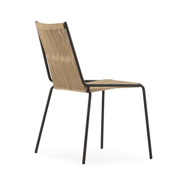 Bež metalne sklopive blagovaonske stolice u setu 2 kom Emily – Marckeric-image-4