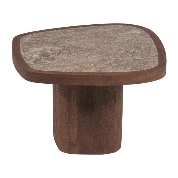 Smeđi stolić za kavu 60x70 cm Granu – WOOOD-image-3