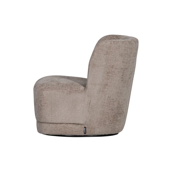 Svjetlo smeđa baršunasti fotelja Atty – WOOOD-image-3