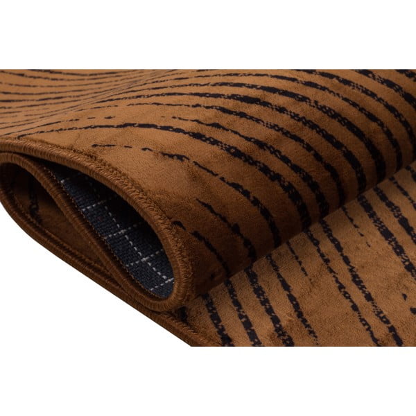 Smeđi perivi tepih 180x120 cm - Vitaus-image-3