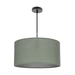 Zelena viseća svjetiljka s tekstilnim sjenilom ø 40 cm Shanti – Candellux Lighting