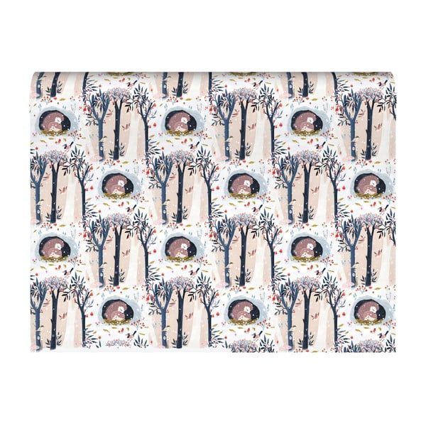 Ukrasni papir u setu 5 kom s božićnim motivom 69,5x48,5 cm Wild Wood Hideaway – Roger la Borde-image-1