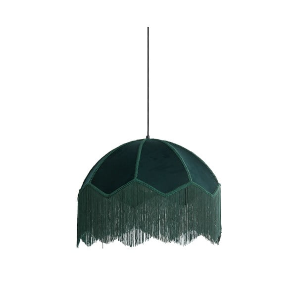 Petrolej zelena viseća svjetiljka s tekstilnim sjenilom ø 50 cm Malacia – Light & Living-image-2