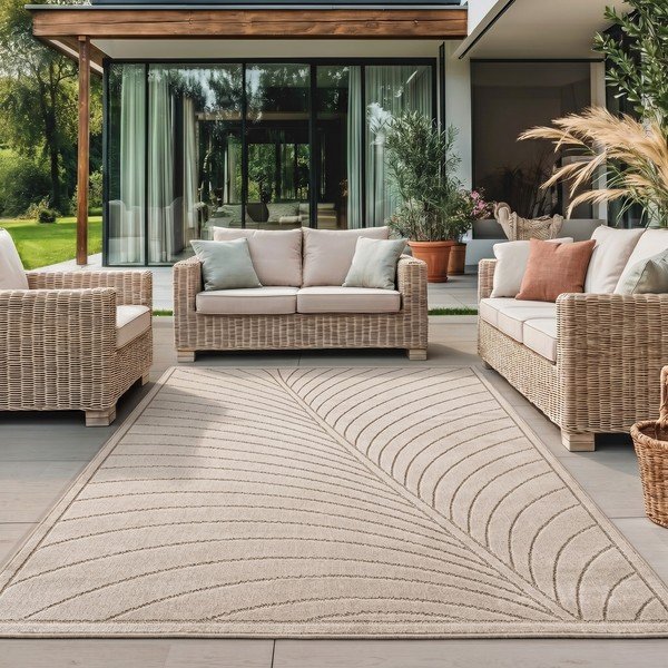 Bež unutarnji i vanjski tepih 120x170 cm Nova 1204 – Ayyildiz Carpets-image-1