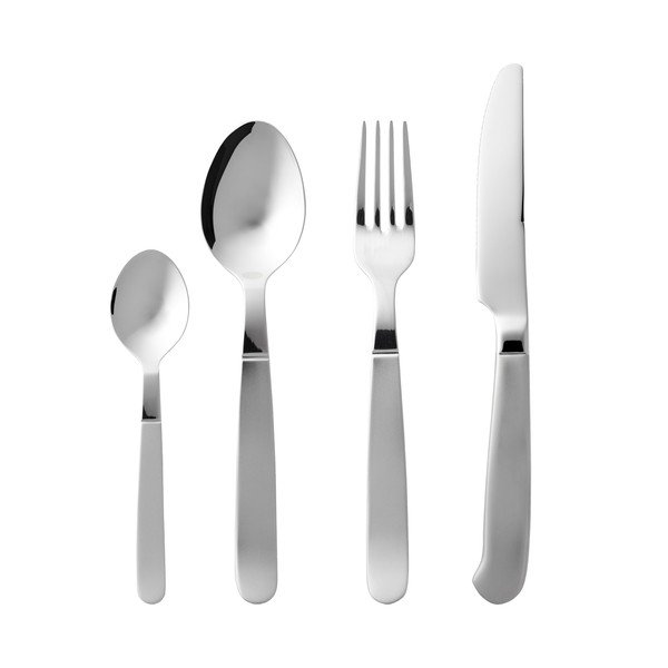 Pribor 16 kom od nehrđajućeg čelika u srebrnoj boji Rejka – Gense