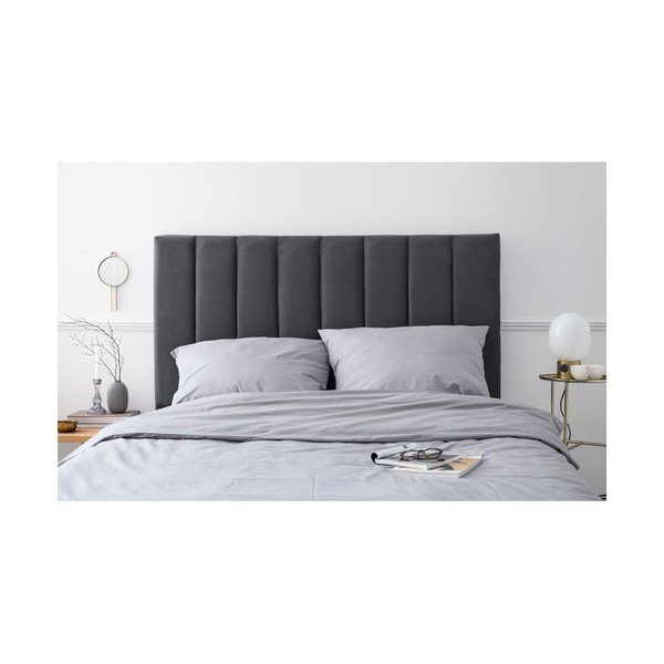 Antracit tapecirano uzglavlje 140x120 cm LA - Cosmopolitan Design-image-3