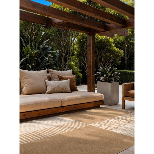 Krem/u prirodnoj boji unutarnji i vanjski tepih 120x170 cm Haringey Acacia – Ted Baker-image-1