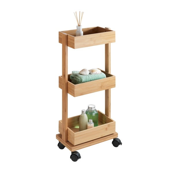 Troetažni regal na kotačićima Wenko Tortona-image-1