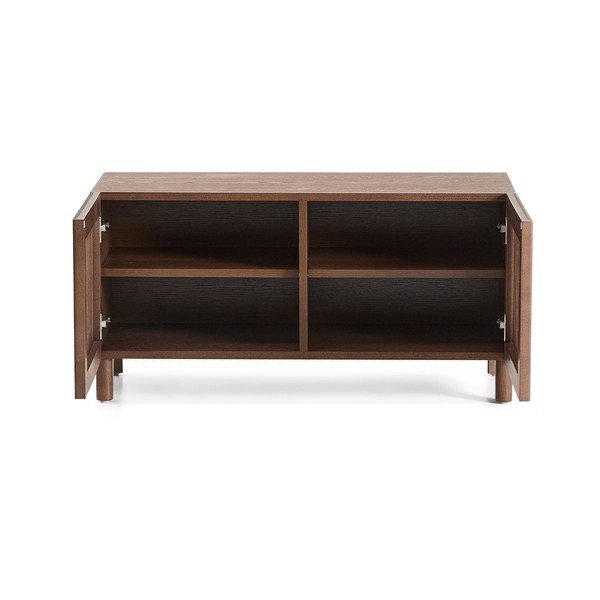 Tamno smeđi ormarić za cipele u dekoru jasena 98x50x43 cm Beyla – Kave Home-image-4