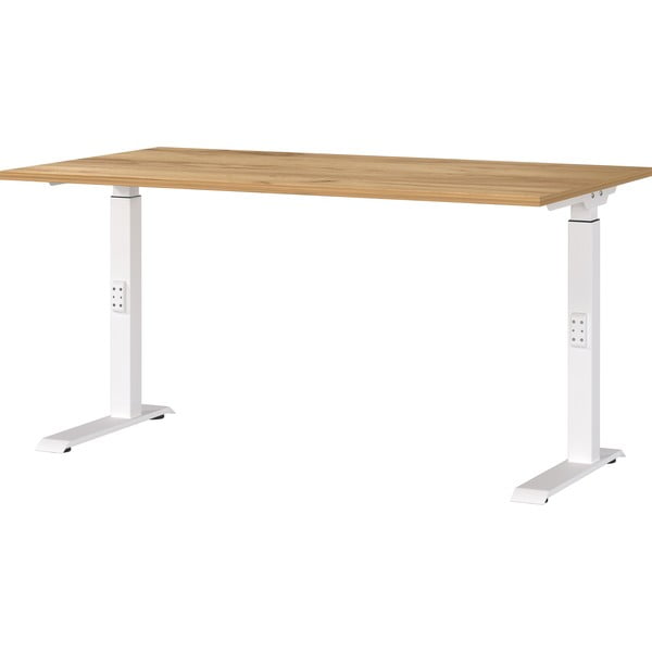 Radni stol s pločom stola u dekoru hrasta 80x140 cm Downey – Germania