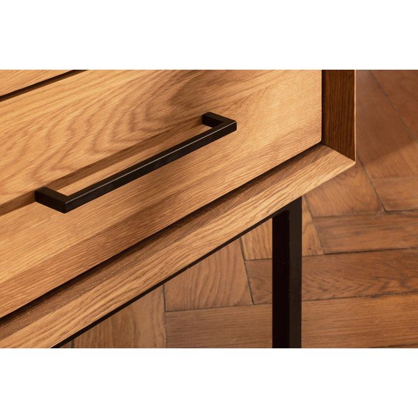 Ormarić od hrastovine u prirodnoj boji 97x125 cm Abies - The Beds-image-4