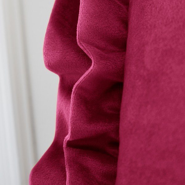 Ukrasni jastuk od samta 43x43 cm Velvet Double Frill – Catherine Lansfield-image-2